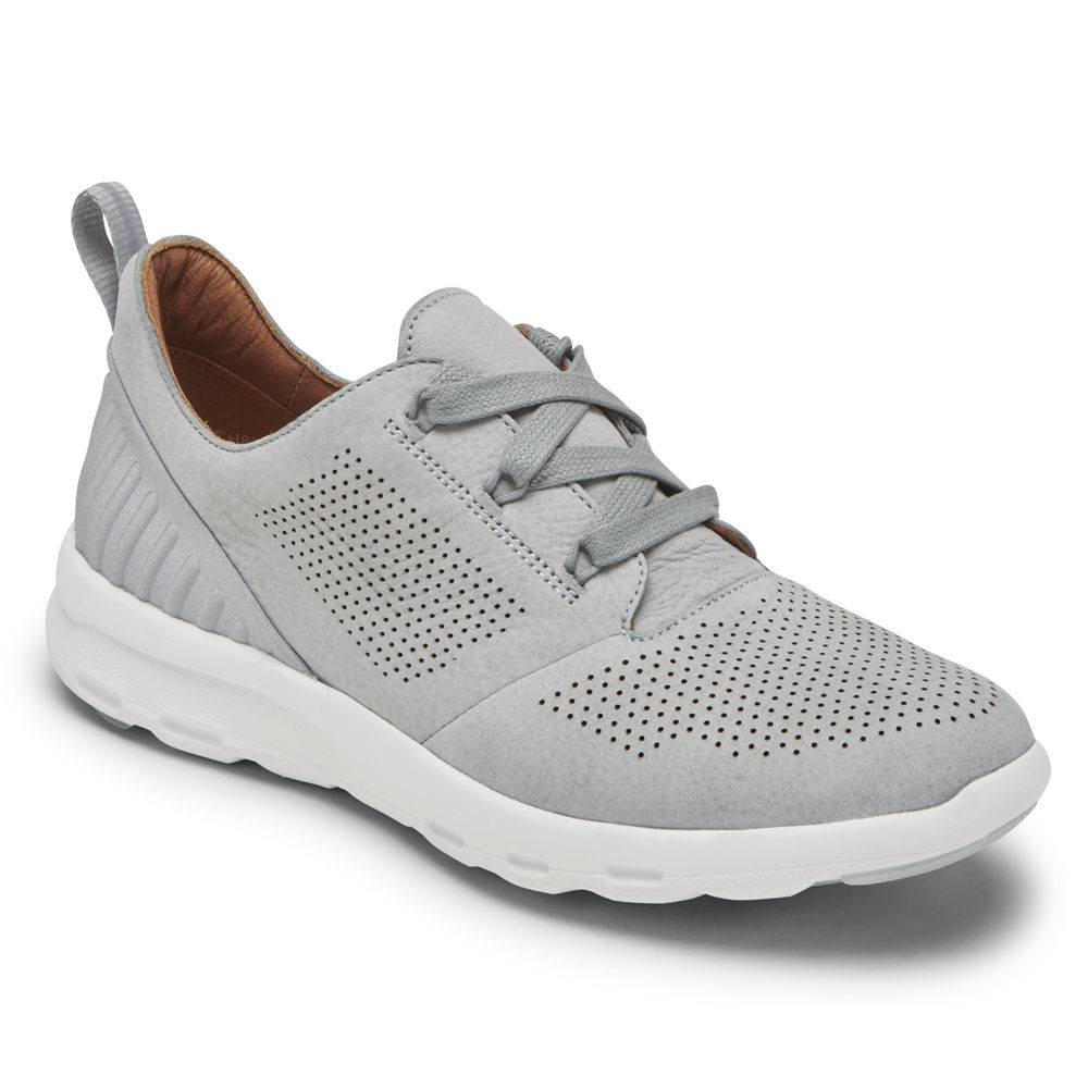 Rockport Joggesko Dame Grå - Pulsetech Tie - NPGC84576